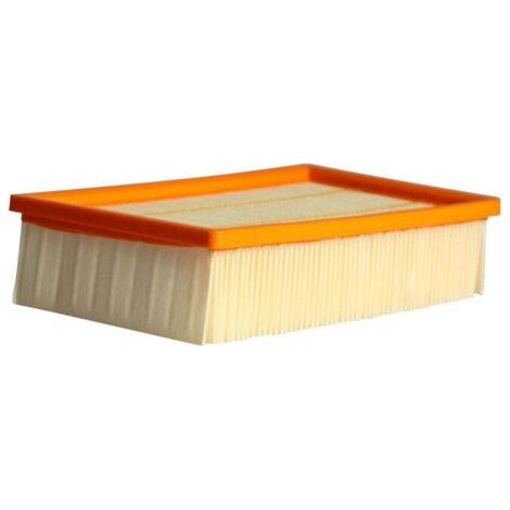 Lot de 2 filtres plissés plats pour modèles Kärcher d’origines : NT 25/1 Ap, NT 35/1, NT 35/1, NT 45/1, NT 55/1, NT 361, NT 561, NT611 Tact, Te, M, Eco remplace le modèle d’origine 6.904-367.0 (1/5)