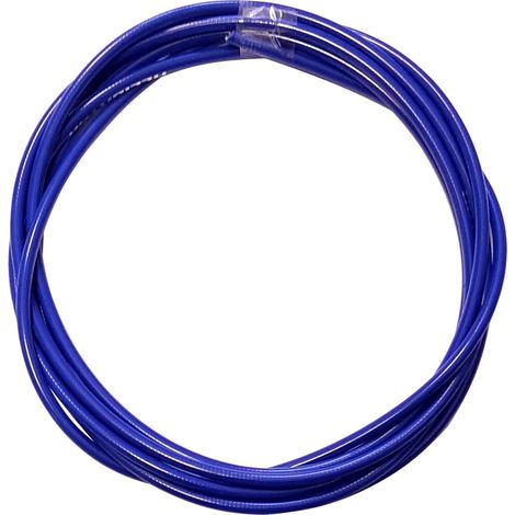Gaine de câble acier universelle bleu diamètre 5mm longueur 3m avec insert plastique protection frein gaz