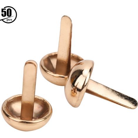 50PCS Rivets Champignon Alliage Zinc 15MM pour Décorations DIY Sacs Chaussures Vêtements Accessoires Doré (1/5)