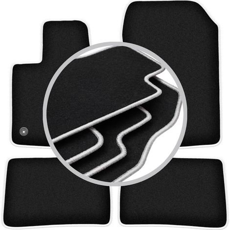 Tapis de sol Carlux argentés pour : Renault Twingo II hatchback (2007-2014) (1/5)