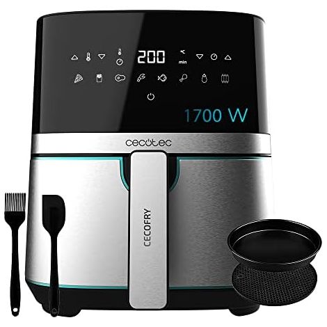 [NON UTILIZZATO] OUTLET Friggitrice digitale dietetica, con finitura in acciaio inox, oil-less, 5,5 L di capacità e con tecnologia PerfectCook. (1/5)