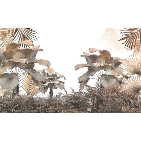 Papier peint panoramique - Plantes Tropicales - 130 cm x 78 cm (1/2)