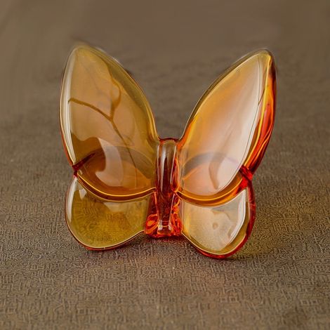 Papillon Décoratif - En Émail Coloré - 6,5 x 8 x 3 cm - Pour Décoration Intérieure, Mariage et Événements - Lot de 1 (1/3)