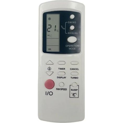 Replacement remote control for Galanz air conditioner — Compatible with Galanz GZ-1002A-E3 and GZ-1002B-E1 (1/5)
