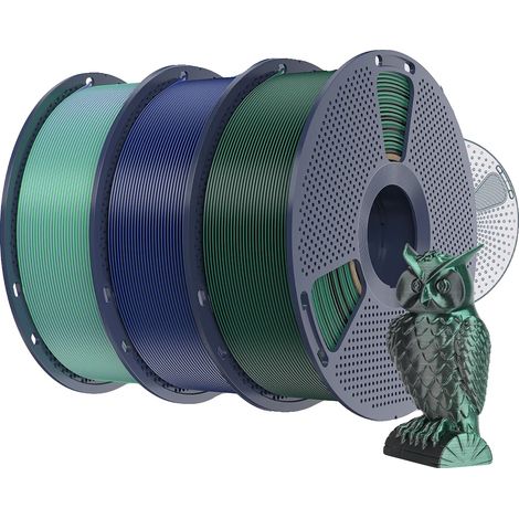 3D-Druckerfilament, Zweifarbeneffekt, langlebig und flexibel, 10 Farben mischbar (1/2)