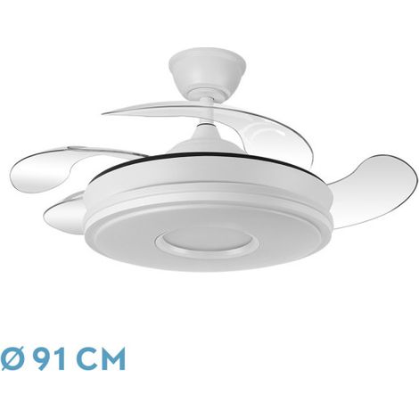 [GEBRAUCHT] Ventilator dc dani 59w 6980lm white 4-stufig 6-stufig 91d 3000-4000-6000k remot+reg.intensity+memori+timing