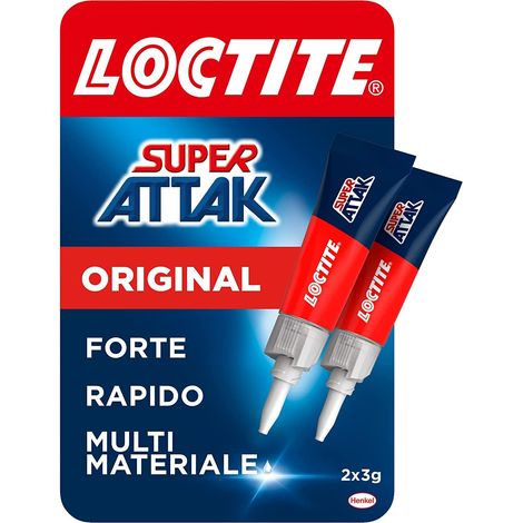 Loctite super attak original liquido bipack 3 gr + 3 gr (1/5)