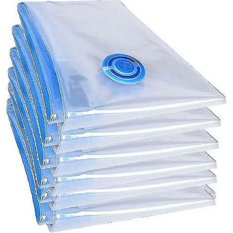 6 Pièces Xxl Sacs Aspirateur, Couettes, Ensemble Aspirateur, Sacs à Vêtements 100x70cm (1/4)