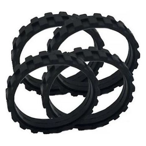 Lot de 4 pneus pour aspirateur robot IROBOT ROOMBA (séries 500, 600, 700, 800, I7, S9, pneus de remplacement iRobot) (1/5)