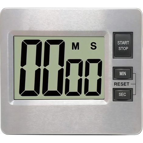 Minuteur électronique fin et léger à double mode, grand écran (1/5)