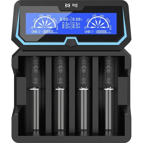 Chargeur de batterie XTAR X4 vers Li-ion 18650 (1/4)