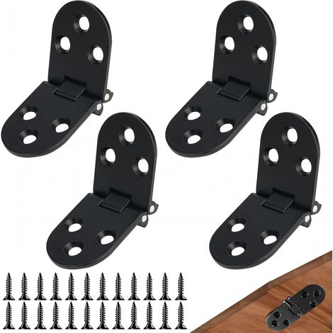 Charnière Plate De Porte Pliables Charnières Flip Pliable Alliage Table Machine Coudre Rabattable Av 4 pièces (1/4)