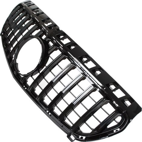 Griglia anteriore per Mercedes Classe A W176 12-18 tra i fari (PANAMERICANA NERO PIANO) (1/5)