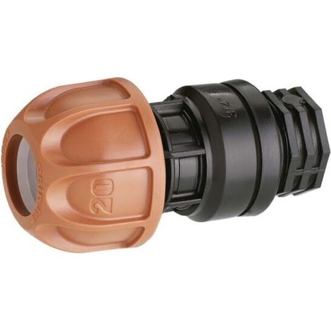 CLABER - RACCORDO DN. 20 MM. FILETTO 3/4" - 1/2" F 90320 (1/2)