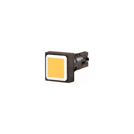 Bouton-poussoir jaune à accrochage EATON Q18DR-GE