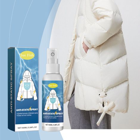 Spray antistatique pour doudounes, cheveux, couettes et vêtements en coton - 100 ml -- AUTLEAD (1/5)
