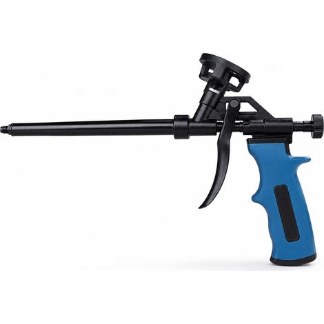 Pistola professionale per schiuma poliuretanica PU Victeche con rivestimento Teflon canna 160 mm ugello 2 mm regolabile (1/5)