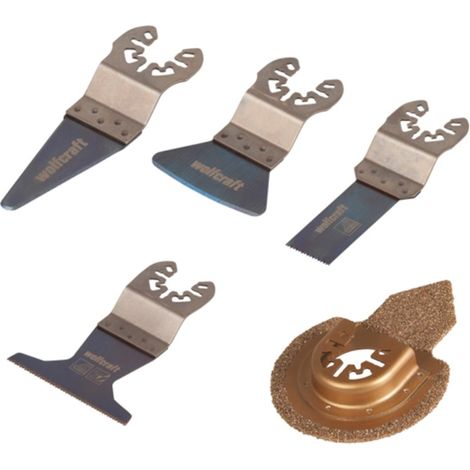 Hoja sierra multiherramienta set 5 pzs wolfcraft