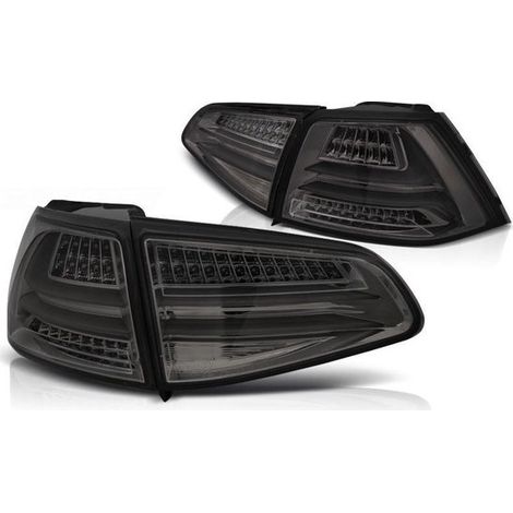 Feux arriere VW GOLF 7 13-17 BANDE LED FUMEE
