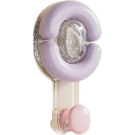 Saugnapf-Haken für das Badezimmer, ohne Bohren, Handtuchhalter aus ABS, multifunktional, wiederverwendbar, Mehrzweckhaken mit starker Tragfähigkeit für Bademantel, Waschbecken und Hut (1/5)