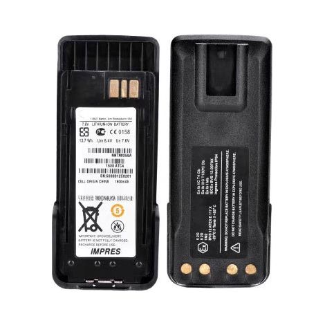 Kompatibel mit dem Motorola Walkie-Talkie XiR P8668EX P8608EX Handfunkgerät mit explosionsgeschütztem Akku NNTN8359A (1/3)