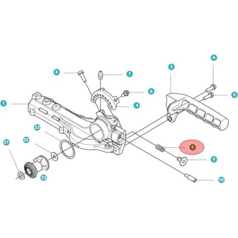 MOLLA 596316202 ORIGINALE HUSQVARNA