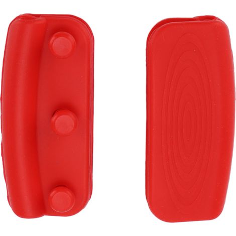2 Pièces Protège-Poignées Casserole en Silicone, Maniques Isolantes Anti-Chaleur pour Cuisine et Four (1/5)