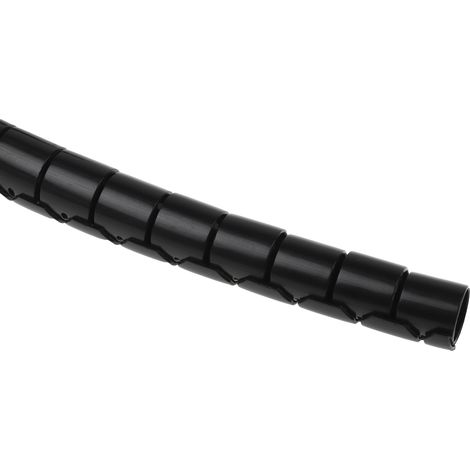 Gaine de câble spiralée RS PRO, Ø 15mm 15mm, en Nylon 6 Noir ( Prix pour Bobine de 5 Mètres ) (1/2)