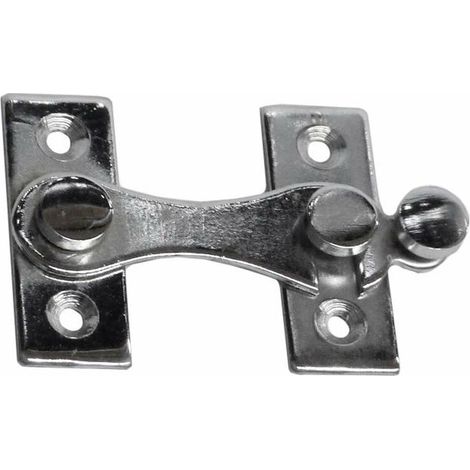 Gancio a leva destra cromato 8cm (1/2)