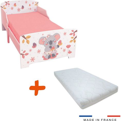 Pack Lit enfant Cally Mimi Koala Lit+Matelas (1/4)
