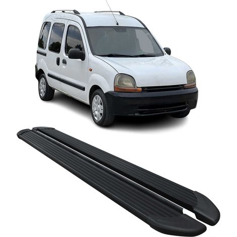 OMAC Marchepieds Latéraux pour Renault Kangoo 1999 à 2008, Marchepied latéral de Voiture en Aluminium, 2 Pcs