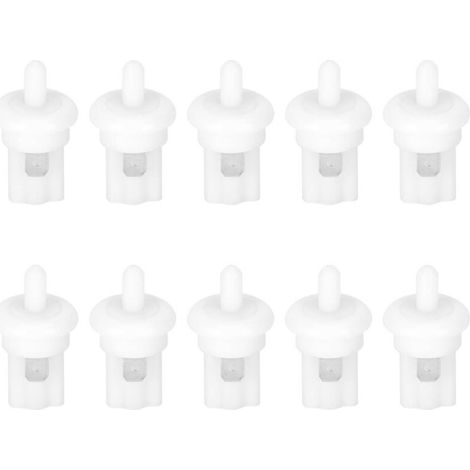 Interrupteur pour réfrigérateur PBS-35B press-to-reset OFF-ON, lot de 10, blanc (1/5)
