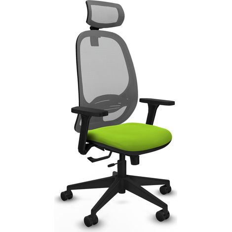 Silla de oficina piqueras y crespo Cilanco gris similpiel reposabrazos ajustables (1/2)