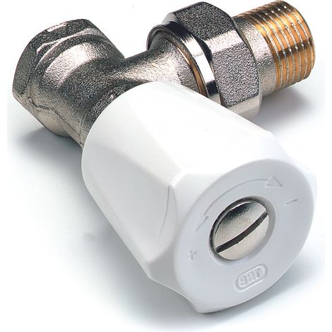 Comap – Robinet radiateur équerre femelle 3/4" thermostatisable double réglage – Fabrication française – S513017