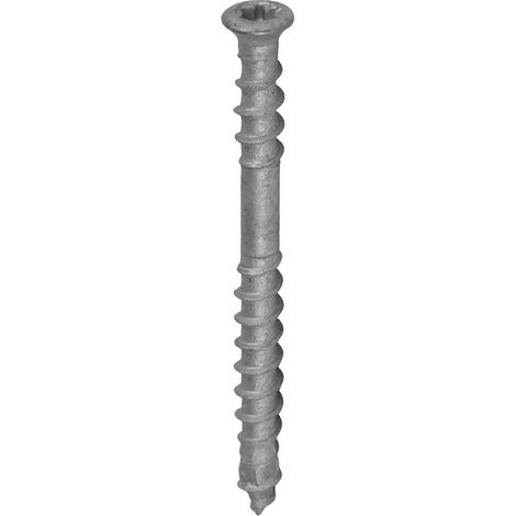 Vis HECO-Topix-Plus Therm - Ø8x600mm - Tête Fraisée à poches de fraisage - Filetage sous tête - T40 - Boite de 50 - 61955