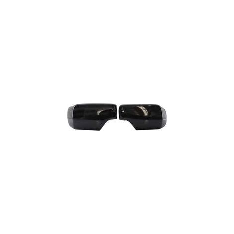 Juego de cubiertas para retrovisores laterales para BMW Serie 3 y 5 E46 y E39 (1998-2005) - Negro brillante (1/4)