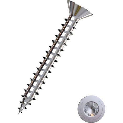 Primaster Spanplattenschrauben 3,5 x 30 mm TX10 - 200 Stück Edelstahl Spanplattenschrauben (1/2)