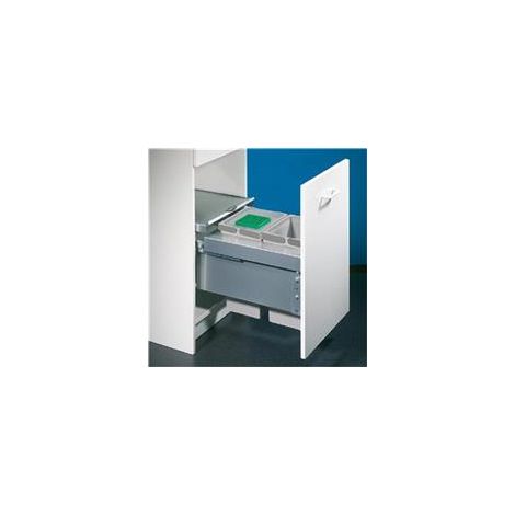 Naber Cox® Base 360 S/400-2, Abfallsammler für Frontauszüge, ohne Biodeckel (1/3)