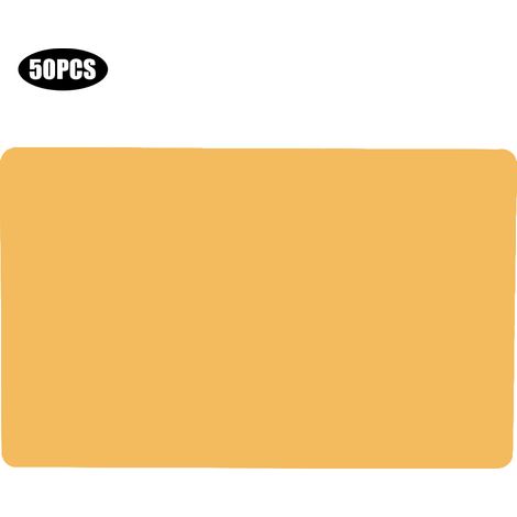 50 luxuriöse Visitenkarten aus Aluminiumlegierung – Elegante Accessoires für Profis – Goldfarben (1/5)