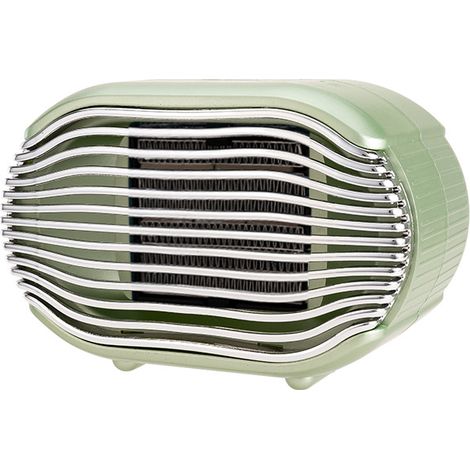 Mini-Heizlüfter aus elektrischer Keramik, Raumheizer, 800 W, mit 2 Heizstufen, schnelles Aufheizen, leise, geringer Energieverbrauch, für das Home-Office (grün) (1/3)
