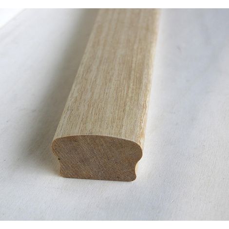 4 CORRIMANO MASSELLO AYOUS 68X40X3000 NON VERNICIATO (1/2)