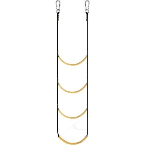 Sollbry Échelle de corde marine, échelle de corde en nylon pour bateau, échelle de corde portable pour bateau, échelle de corde robuste pour bateaux, bateau gonflable, kayak, bateau à moteur, canoë (4
