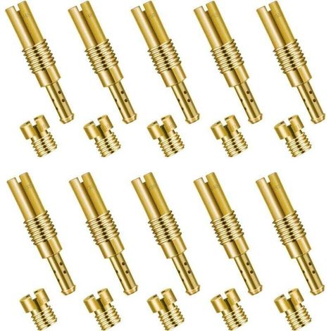 Boite de Gicleur 20 PCS Carburateur Principal Jet Set Et Lent/Pilot Jet Kit Métal Durable pour PWK CVK (1/4)