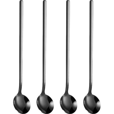 Kaffeelöffel aus Edelstahl – 17 cm – Für Espresso, Cappuccino, Zucker, Desserts, Eiscreme – 4er-Set (1/5)