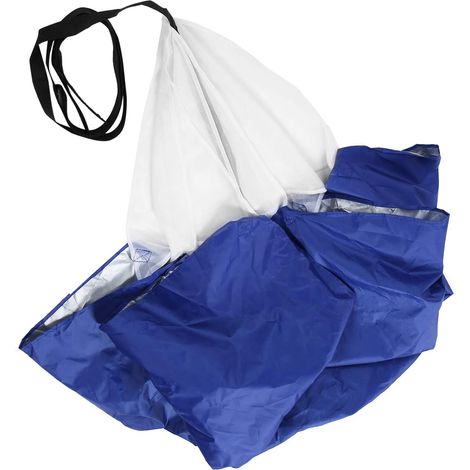 Football Drag Parachute Speed Training 5-15kg Blue (1/5)
