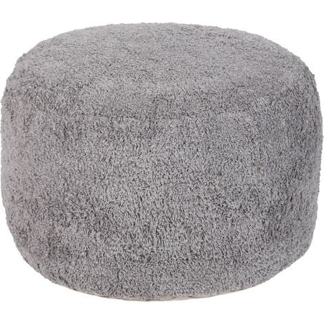 Pouf KANDHKOT Baumwolle Grau