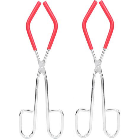 Pince à éprouvette en acier inoxydable pour ballon col rodé, accessoire de laboratoire, finition polie haute résistance (1/5)