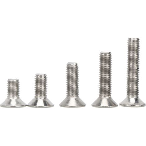 Kit de Vis en Acier Inoxydable, 260 Pièces, Assortiment M4/M5/M6 avec Douille Hexagonale, Boîte de Rangement Transparente pour L'industrie électronique (1/5)