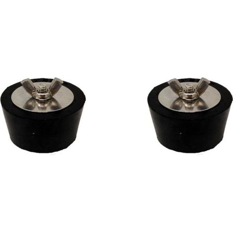 Swimming Pool Winterizing Plugs, Rubber Expansion Freeze Plug Pool Spa Tubing Winter Maintenance Fittings 1.5in for Fontainebleau 2Pcs