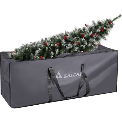 Aufbewahrungstasche Weihnachtsbaum Wasserdicht Tannenbaum 150x50x60cm, Grau